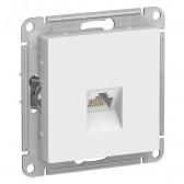 ATLASDESIGN РОЗЕТКА компьютерная RJ45, кат. 6A, механизм, БЕЛЫЙ (ATN000186) - артикул ATN000186