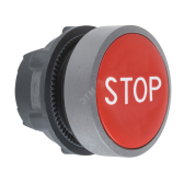 ГОЛОВКА ДЛЯ КНОПКИ 22ММ С ВОЗВРАТОМ, КРАС, ЗАПОД, ПЛАСТИК, МАРКИРОВКА STOP C0 - артикул ZB5AA434C0