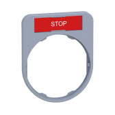 ДЕРЖАТЕЛЬ МАРКИРОВКИ ЗАПОДЛИЦО STOP, C1 - артикул ZBYF2304C1