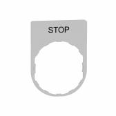 ДЕРЖАТЕЛЬ МАРКИРОВКИ STOP, C1 - артикул ZBYP2304C1
