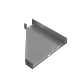 Переходник правый 100х150-600 мм "ПЛЮC" INOX304 | PDplus100-150-600-R INOX304 | КМ - профиль - артикул PL5801