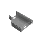 Переходник правый 50х100-150 мм "ПЛЮC" INOX304 | PDplus50-100-150-R INOX304 | КМ - профиль - артикул PL5749
