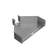 Переходник центральный 100х100-400 мм "ПЛЮС" INOX304 | PDplus100-100-400-C INOX304 | КМ - профиль - артикул PL5930