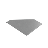 Крышка переходника правого 150-400 мм "ПЛЮС" INOX304 | KPDplus150-400-R INOX304 | КМ - профиль - артикул PL6593