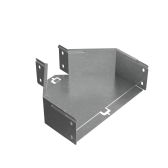 Переходник центральный 100х100-300 мм "ПЛЮС" INOX304 | PDplus100-100-300-C INOX304 | КМ - профиль - артикул PL5929