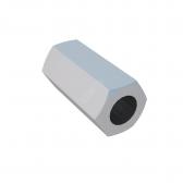 Гайка соединительная М8 DIN 6334 (упак 50шт) INOX - артикул MS8 INOX