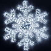 Фигура ARD-SNOWFLAKE-M11-1250x1200-604LED White (230V, 36.5W) (Ardecoled, IP65) | 034260 | Arlight - артикул 034260