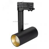 Светильник трековый SP-POLO-TRACK-PIPE-R65-8W Day4000 (BK-GD, 40 deg) (ARL, IP20 Металл, 3 года) (027484) - артикул 027484