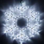 Фигура ARD-SNOWFLAKE-M7-450x375-108LED White (230V, 6.5W) (Ardecoled, IP65) | 034249 | Arlight - артикул 034249