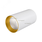 Светильник SP-POLO-SURFACE-R85-15W White5000 (WH-GD, 40 deg) (ARL, IP20 Металл, 3 года) (027523) - артикул 027523