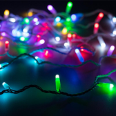 Гирлянда светодиодная декоративная ARD-STRING-CLASSIC-10000-WHITE-100LED-MILK-SYNC RGB 230V, 6.5W ARDCL, IP65 - артикул 028208