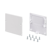Заглушка SL-LINE-5050-S WHITE (Пластик) - артикул 038936