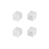 Заглушка WPH-FLEX-1212-TOP WHITE глухая (пластик) - артикул 040858