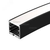 Профиль SL-ARC-3535-D1500-A90 BLACK (1180мм, дуга 1 из 4) (ARL, Алюминий) - артикул 025514