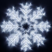 Фигура ARD-SNOWFLAKE-M8-950x950-540LED White (230V, 33W) (Ardecoled, IP65) | 034254 | Arlight - артикул 034254