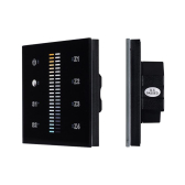 Панель Sens SR-2830B-AC-RF-IN Black (220V,MIX+DIM,4зоны) (ARL, IP20 Пластик, 3 года) (021062) - артикул 021062