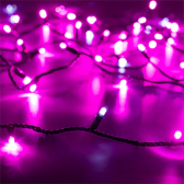 Гирлянда светодиодная декоративная ARD-STRING-CLASSIC-10000-BLACK-100LED-FLASH PINK 230V, 7W ARDCL, IP65 - Arlight, артикул 025807