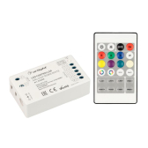 Контроллер ARL-4022-RGBW White (5-24V, 4x4A, ПДУ 24кн, RF) (ARL, IP20 Пластик, 3 года) - Arlight, артикул 032358