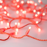 Гирлянда светодиодная декоративная ARD-STRING-CLASSIC-10000-RED-100LED-MILK-STD Red 230V, 7W ARDCL, IP65 - артикул 028210