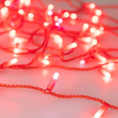 Гирлянда светодиодная декоративная ARD-STRING-CLASSIC-10000-RED-100LED-MILK-FLASH Red 230V, 7W ARDCL, IP65 - артикул 031195