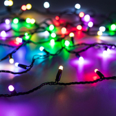 Гирлянда светодиодная декоративная ARD-STRING-CLASSIC-20000-BLACK-200 LED-MILK-SYNC RGB 230V, 13W ARDCL, IP65 - артикул 028205