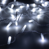 Гирлянда светодиодная декоративная ARD-STRING-CLASSIC-1000-WHITE-100LED-MILK-PULSE White 230V, 7W ARDCL, IP65 - артикул 031648