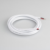 Провод питания ARL-MOONLIGHT-20AWG-2W-D4.5-CU-2000 White ARL, закрытый - Arlight, артикул 025549