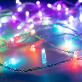 Гирлянда светодиодная декоративная ARD-STRING-CLASSIC-10000-CLEAR-95LED-LIVE RGBW-DMX 24V, 10W ARDCL, IP65 - Arlight, артикул 031741