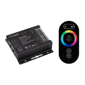 Контроллер ARL-OVAL-RGB Black (12-24V, 3x10A, ПДУ Овал, RF, RJ45) (ARL, IP20 Металл, 3 года) - Arlight, артикул 027157