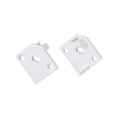 Заглушка ARH-DECORE-S12-EXT-F Square с отверстием (ARL, Пластик) - артикул 023901