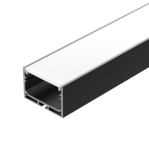 Профиль с экраном SL-LINE-4932-2500 BLACK+OPAL (ARL, Алюминий) - артикул 027988