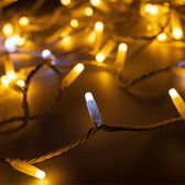 Гирлянда светодиодная декоративная ARD-STRING-CLASSIC-10000-WHITE-100LED-MILK-FLASH Warm 230V, 7W ARDCL, IP65 - артикул 031205