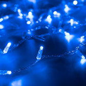 Гирлянда светодиодная декоративная ARD-STRING-CLASSIC-1000-CLEAR-100LED-PULSE Blue 230V, 7W ARDCL, IP65 - артикул 031641