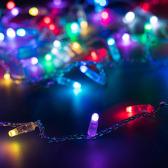 Гирлянда светодиодная декоративная ARD-STRING-CLASSIC-20000-CLEAR-200 LED-SYNC RGB 230V, 13W ARDCL, IP65 - артикул 028207