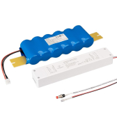 Блок аварийного питания IP20 пластик 3 года ARJ-EMG-50-80W-1H-LiFePO4 - артикул 036859