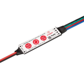 Контроллер SMART-MINI-RGB (12-24V, 3x1.5A) (ARL, IP20 Пластик, 5 лет) - Arlight, артикул 031606