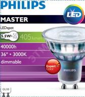 Лампа светодиодная MAS LED ExpertColor 5.5-50W GU10 930 36D (929001347408) - артикул 929001347408