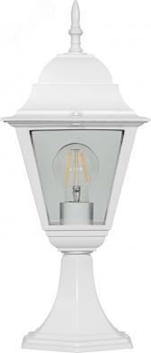 Светильник НТУ-60w на постамент Е27 IP44 белый (4104/PL4104) - артикул 4104/PL4104