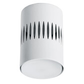 Светильник потолочный под лампу макс 12W, 230V, GX53 и подсветка 4000K, белый HL349 | 41459 | FERON - артикул 41459