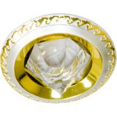 Светильник ИВО-50w 12в,G5.3,жем.сереб/зол.Feron (1730 ж.сереб/зол.) - артикул 1730 ж.сереб/зол.