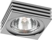 Светильник ИВО-50w 12в G5.3 квадратный хром (DL232 хром) - артикул DL232 хром