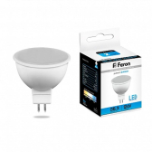 Лампа светодиодная LED 9вт 230в G5.3 дневной - Feron, артикул 25841