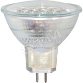 Лампа светодиодная LED 2вт 230в G5.3 зеленый (JCDR-18LED) - артикул JCDR-18LED