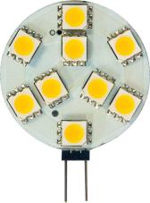 Лампа светодиодная LED 3вт 12в G4 теплый (LB-16 12LED) - артикул LB-16 12LED