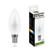 Лампа светодиодная LED 5вт Е14 белый матовая свеча FILAMENT (LB-58) - артикул LB-58