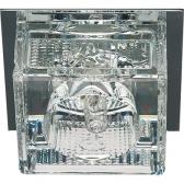Светильник точечный JD107 JCD9 35W G9 прозрачный, с лампой, хром - артикул 