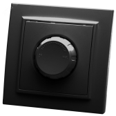 Выключатель диммирующий, 250В, 600W, серия Эрна, черный, Stekker - артикул 39474