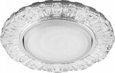 Светильник потолочный встраиваемый под лампу GX53 CD4023 20LED*2835 SMD 4000K, 15W GX53, без лампы, прозрачный, хром | 29476 | FERON - артикул 29476