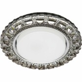 Светильник точечный встраиваемый декоративный CD4045 20LED*2835 SMD 4000K, 15W GX53, без лампы, серый, хром | 41410 | Feron - артикул 41410