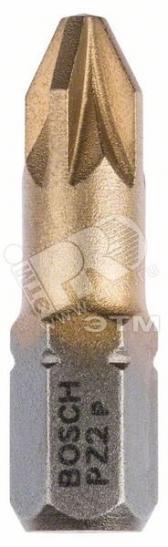 Насадка-бита Max Grip 25мм PZ2 TIN (3шт) (2.607.001.593) - артикул 2.607.001.593